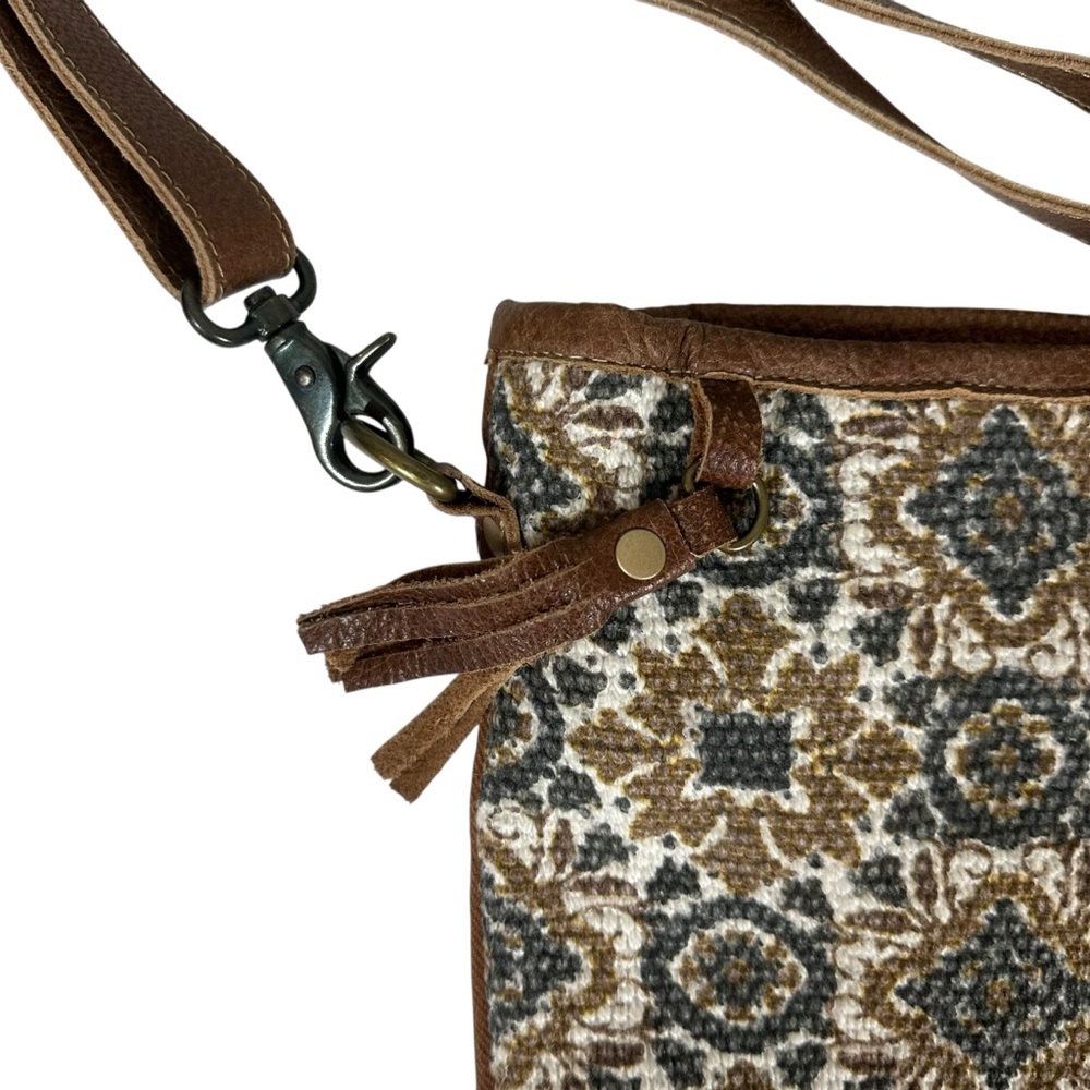 MYRA BAG Dipping Blocks Shoulder/Crossbody Western Bohemian Patterned Purse - Picture 4 of 10